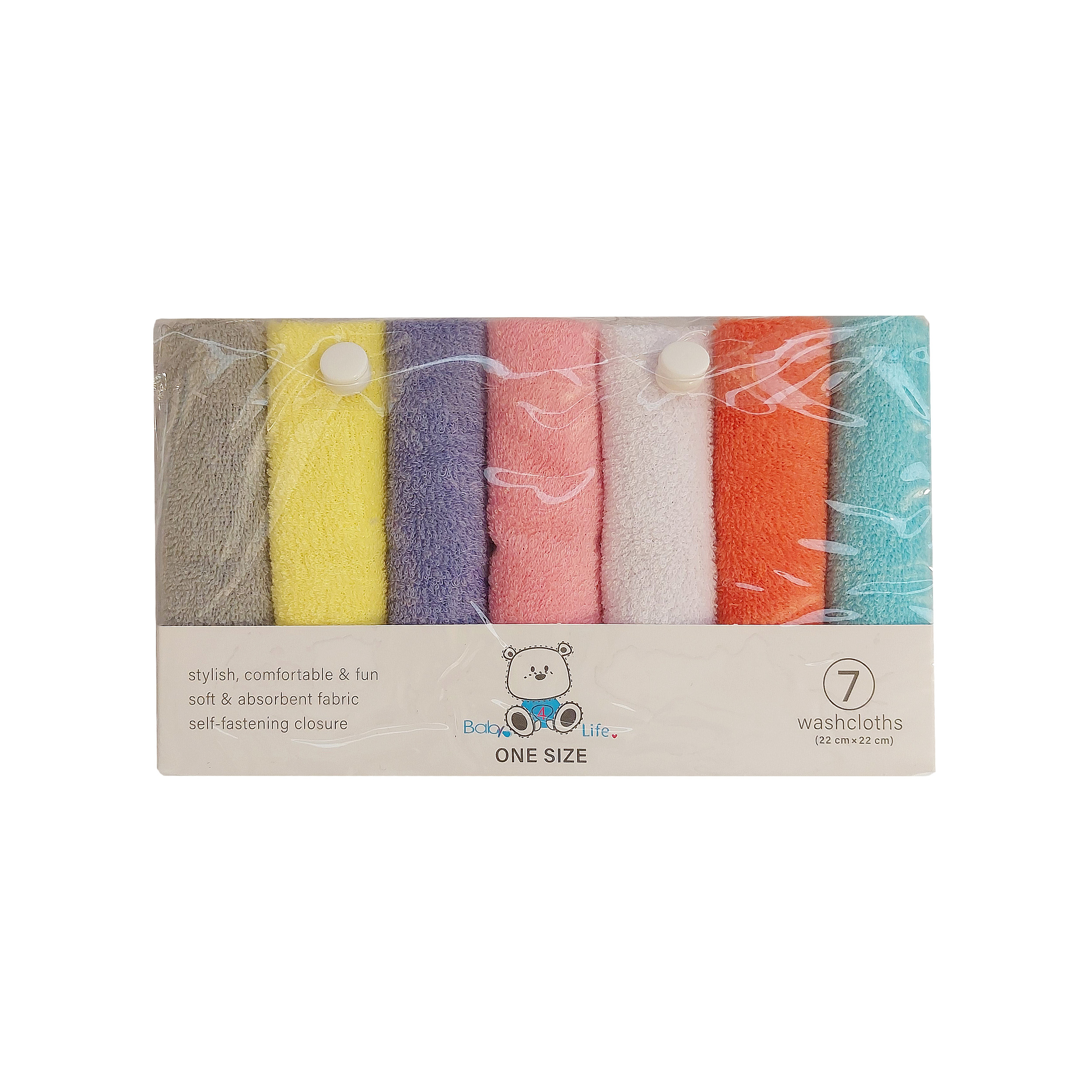 دستمال حوله ای نوزاد بی بی فور لایف مدل 1941 مجموعه هفت عددی