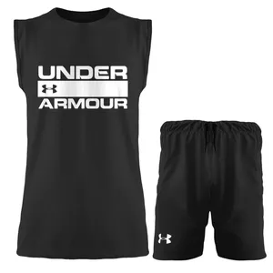 ست تاپ و شلوارک مردانه مدل 14013635 رنگ مشکی