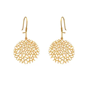 گوشواره طلا 18 عیار زنانه عدنان مدل EG889