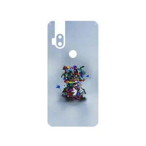 MAHOOT Collage of surreal Portrait of Women 4 Cover Sticker for Motorola One Hyper