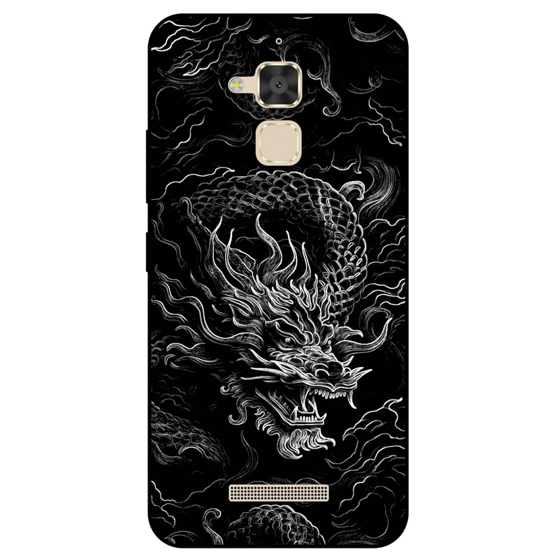 کاور مگافون طرح  اژدها مدل 1897 مناسب برای گوشی موبایل ایسوس Zenfone 3 Max / ZC520TL