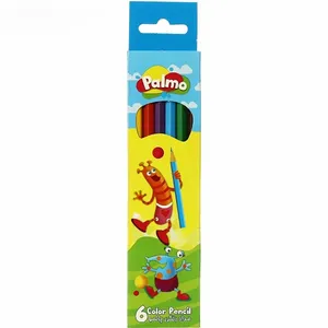 مداد رنگی 6 رنگ پالمو کد 3204