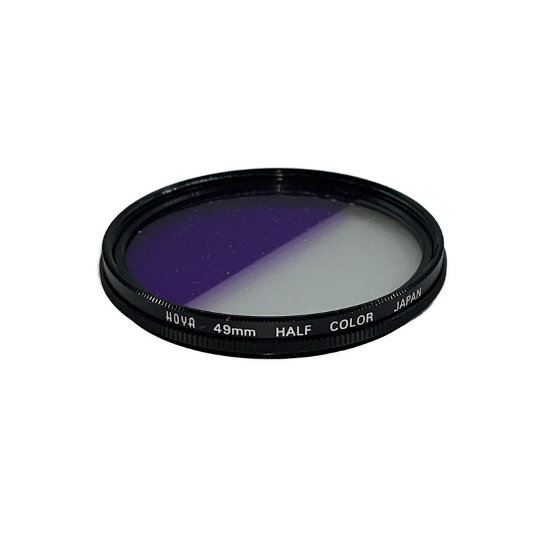 فیلتر لنز هویا مدل 49MM-بنفش-HALF COLOR