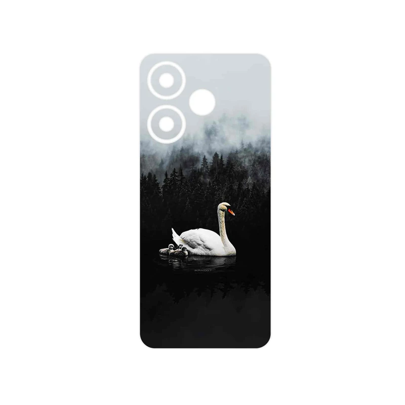 برچسب پوششی ماهوت مدل Swan_Lake مناسب برای گوشی موبایل شیائومی Redmi 13