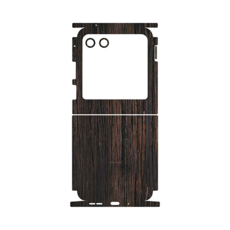 برچسب پوششی ماهوت مدل Burned_Wood-FullSkin مناسب برای گوشی موبایل موتورولا Razr 40 Ultra
