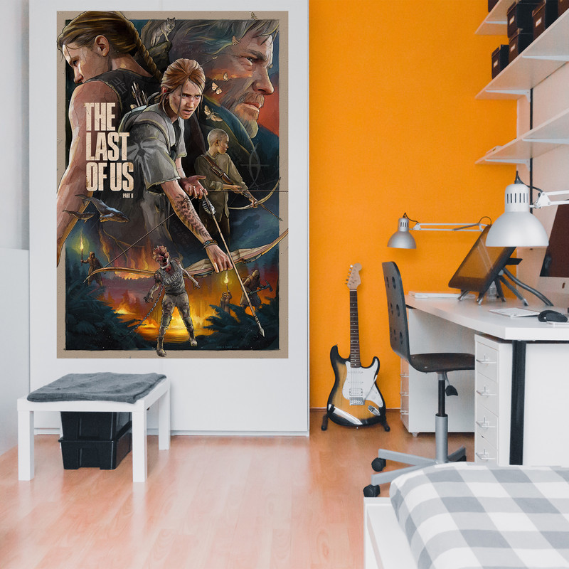 تابلو شاسی مدل گیمینگ لست اف اس last of us 2 کد 1269 تابلو شاسی مدل گیمینگ لست اف اس last of us 2 کد 1269