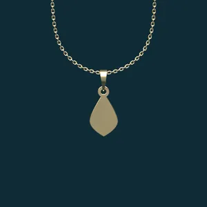 گردنبند طلا 18 عیار زنانه مدوپد مدل هندسی کد BB2-1-1259