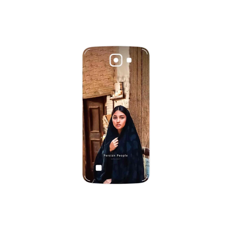برچسب پوششی ماهوت مدل Portrait of an Iranian Woman مناسب برای گوشی موبایل ال جی K4