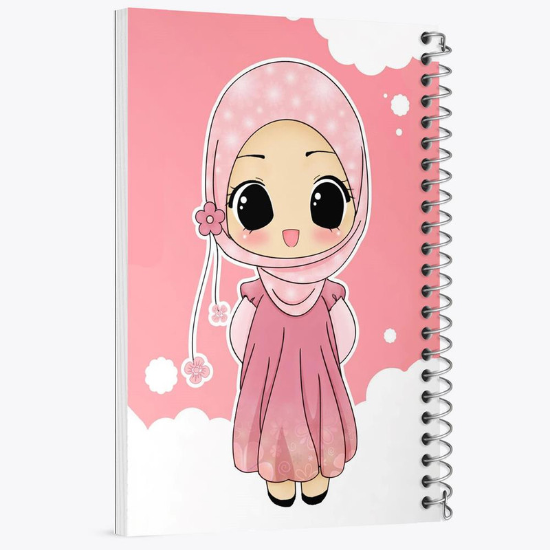 دفتر نقاشی 50 برگ خندالو مدل دخترانه کد 26024
