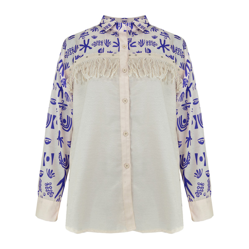 شومیز آستین بلند زنانه مدل M4030