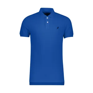 پولوشرت آستین کوتاه مردانه آیبکس مدل 9710 چاکدار رنگ آبی