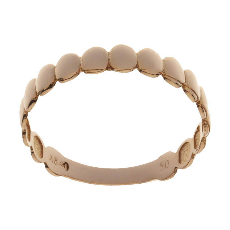 انگشتر طلا 18 عیار زنانه نیکان گلد مدل JK19 سایز 56