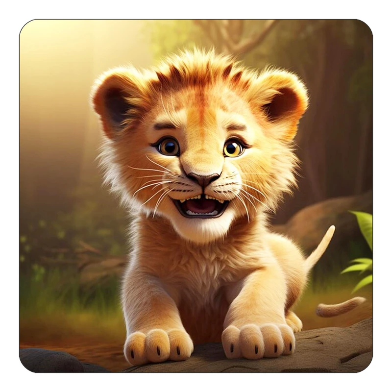 مگنت کاکتی طرح حیوانات کارتونی مدل mp27299