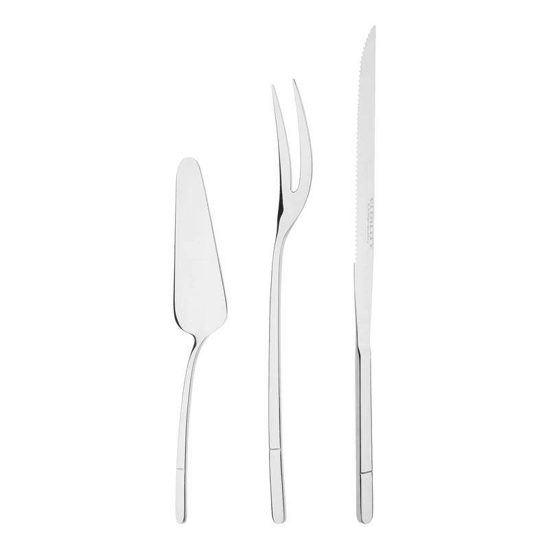 کارد و چنگال و کفگیر سرو ویتالیتی مدل ورونا  کد 211 مجموعه 3 عددی