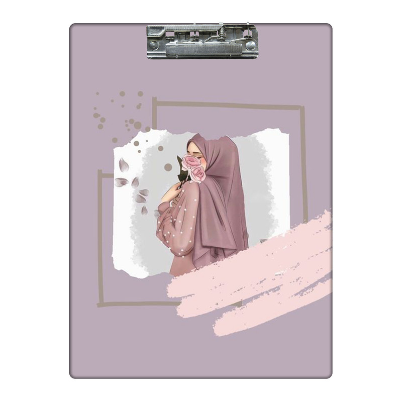 تخته شاسی طرح دخترانه با حجاب کد  6781666 سایز A4