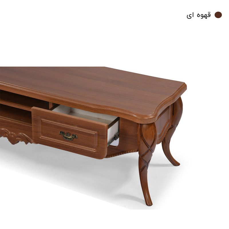 میز تلویزیون میز چوب مدل پیچک