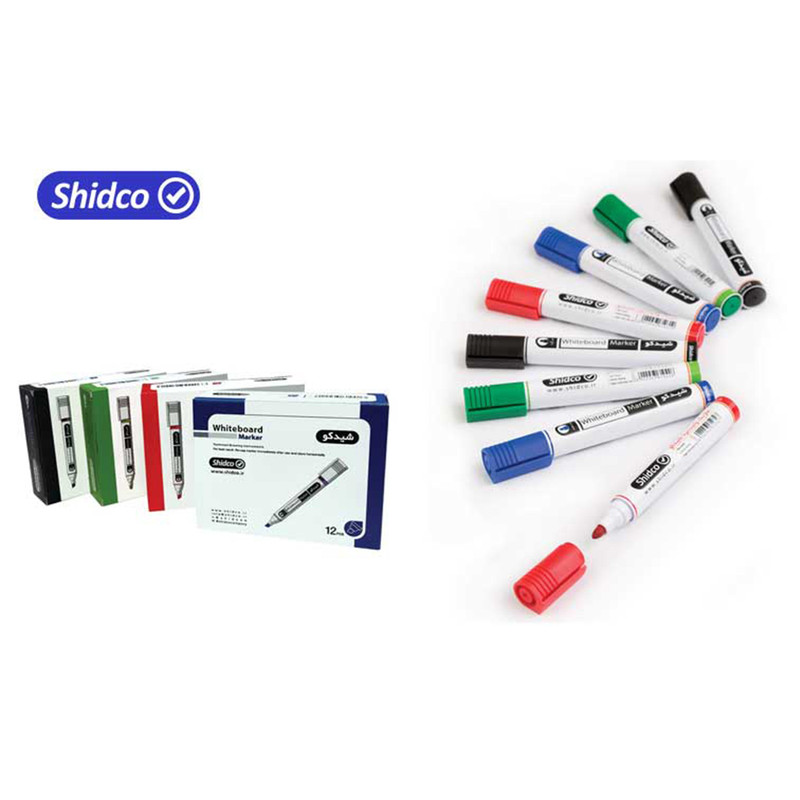 ماژیک وایت برد شیدکو مدل T-90 بسته 12 عددی