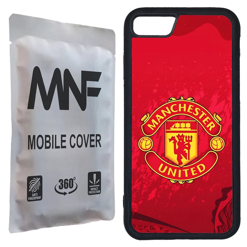 کاور ام ان اف طرح تیم Manchester United کد P-236 مناسب برای گوشی موبایل اپل iPhone SE 2020 / SE 2022