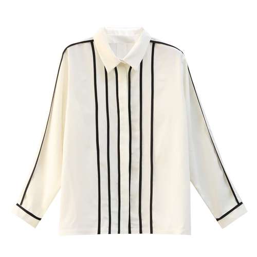 شومیز آستین بلند زنانه مدل کرپ الیزه لیونا