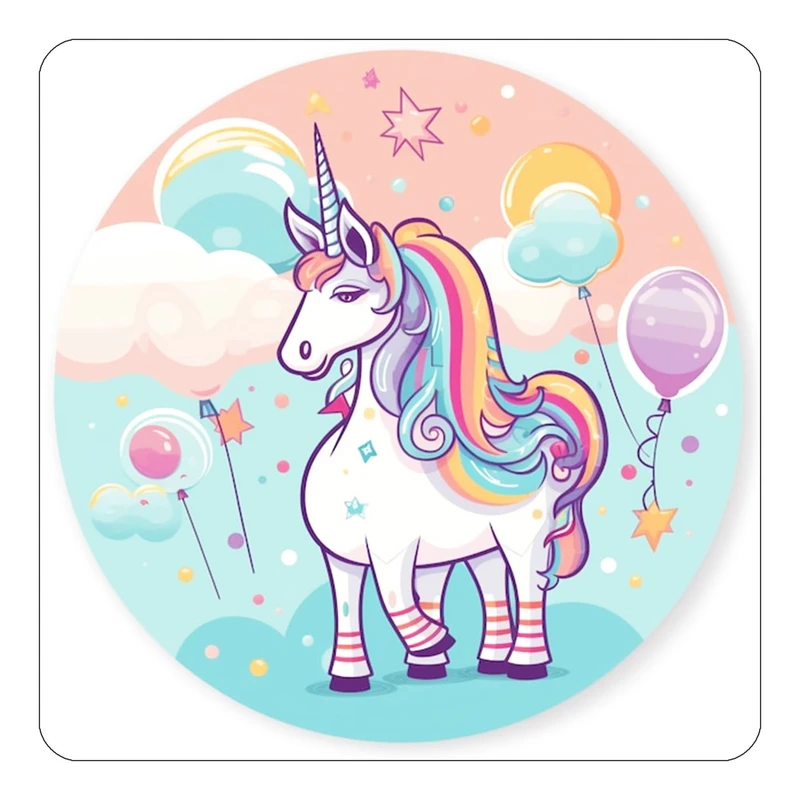 مگنت کاکتی طرح اسب تک شاخ و یونیکورن مدل mp30137