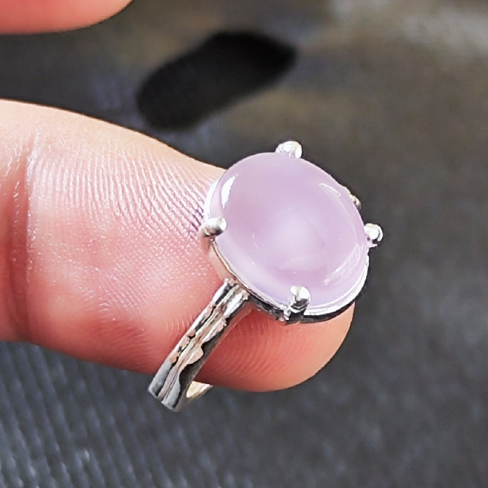 انگشتر نقره زنانه مدل سنگ عقیق یمانی کد 58