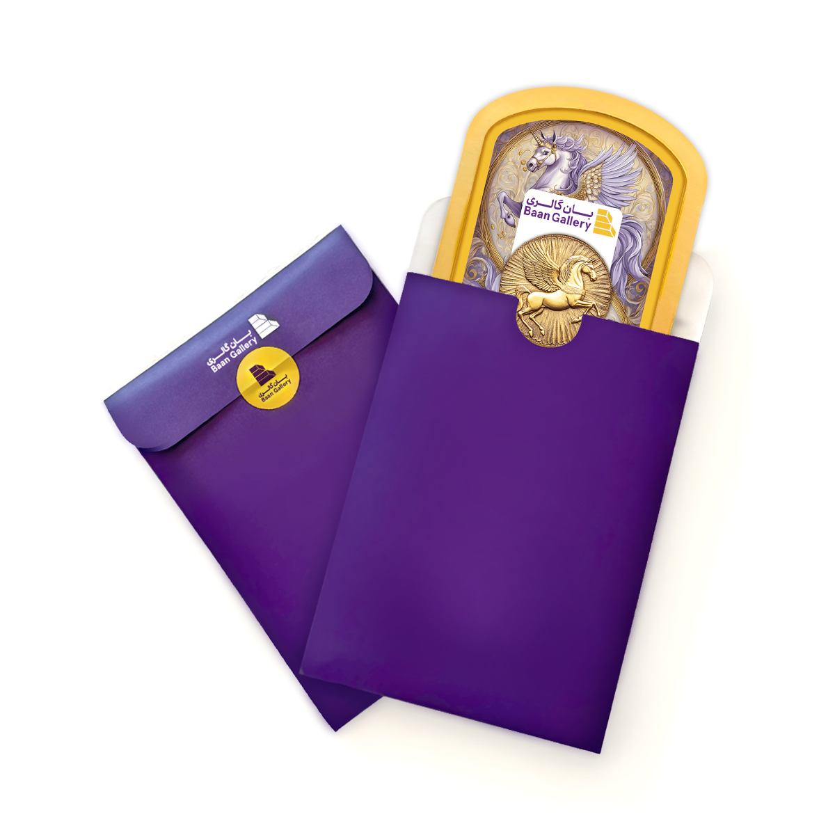 شمش طلا 18 عیار بان گالری مدل اوتانه