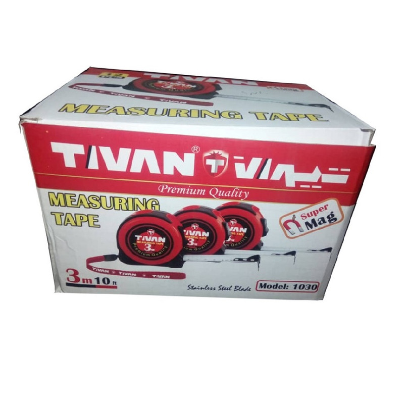 متر 3 متری تیوان مدل 1030 بسته 12 عددی