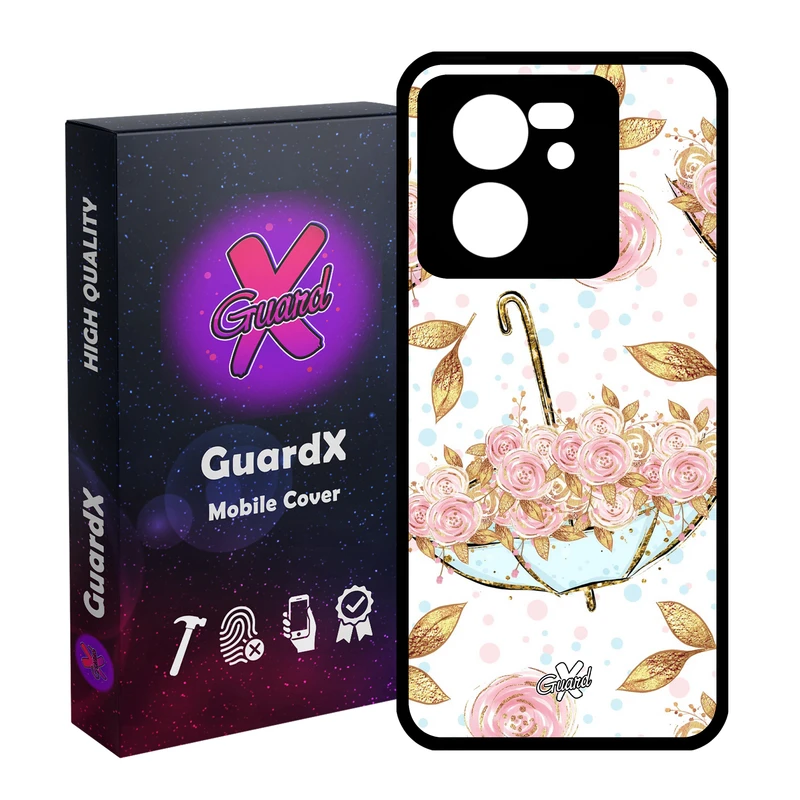 کاور گارد ایکس طرح Flower مدل Glass10107 مناسب برای گوشی موبایل شیائومی 13T/13T Pro/Redmi K60 Ultra