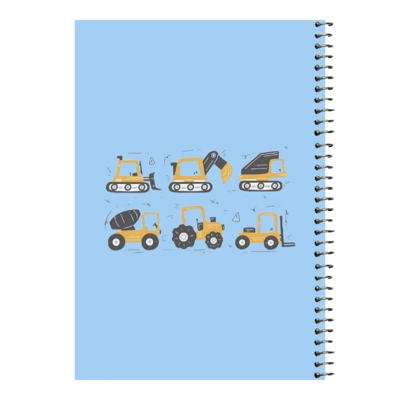 دفتر مشق 80 برگ اس جی مدل ماشین کار کد۴   