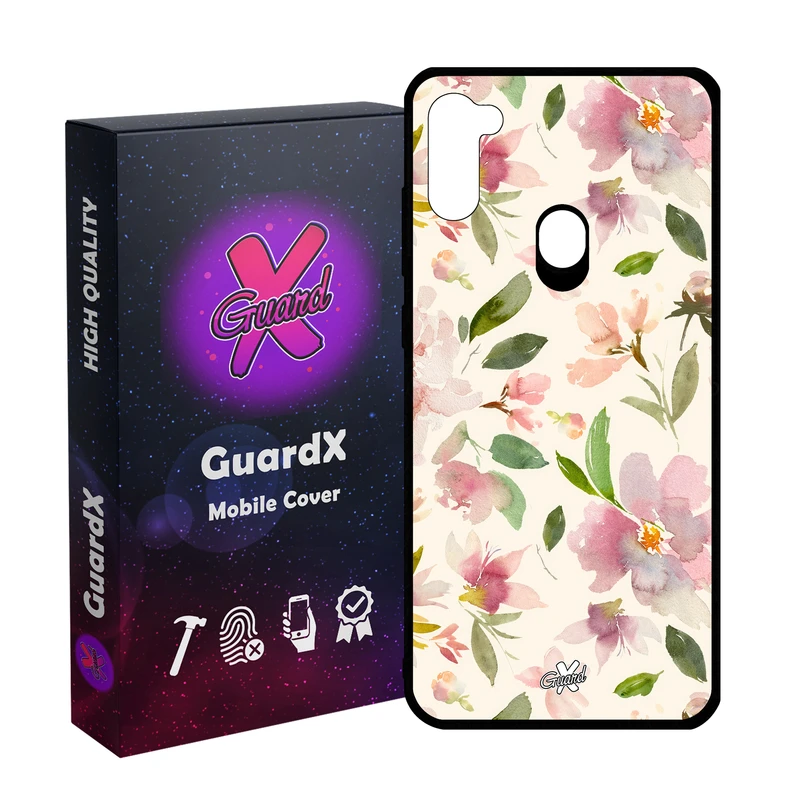 کاور گارد ایکس طرح گل مدل Glass10579 مناسب برای گوشی موبایل سامسونگ Galaxy A11/M11