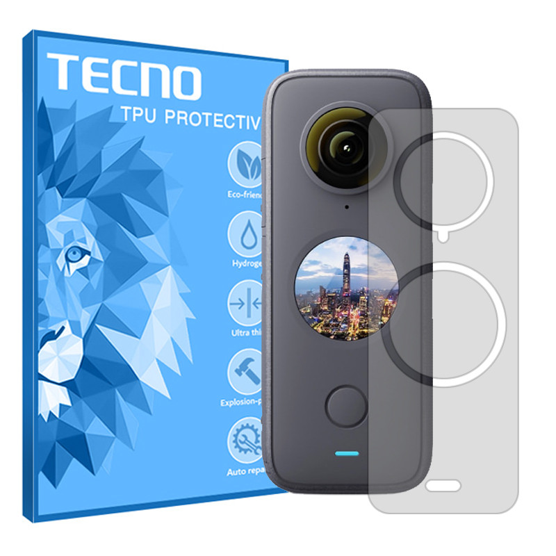 محافظ صفحه نمایش شفاف دوربین تکنو مدل HyGEL مناسب برای دوربین فیلم برداری اینستا 360 ONE X2
