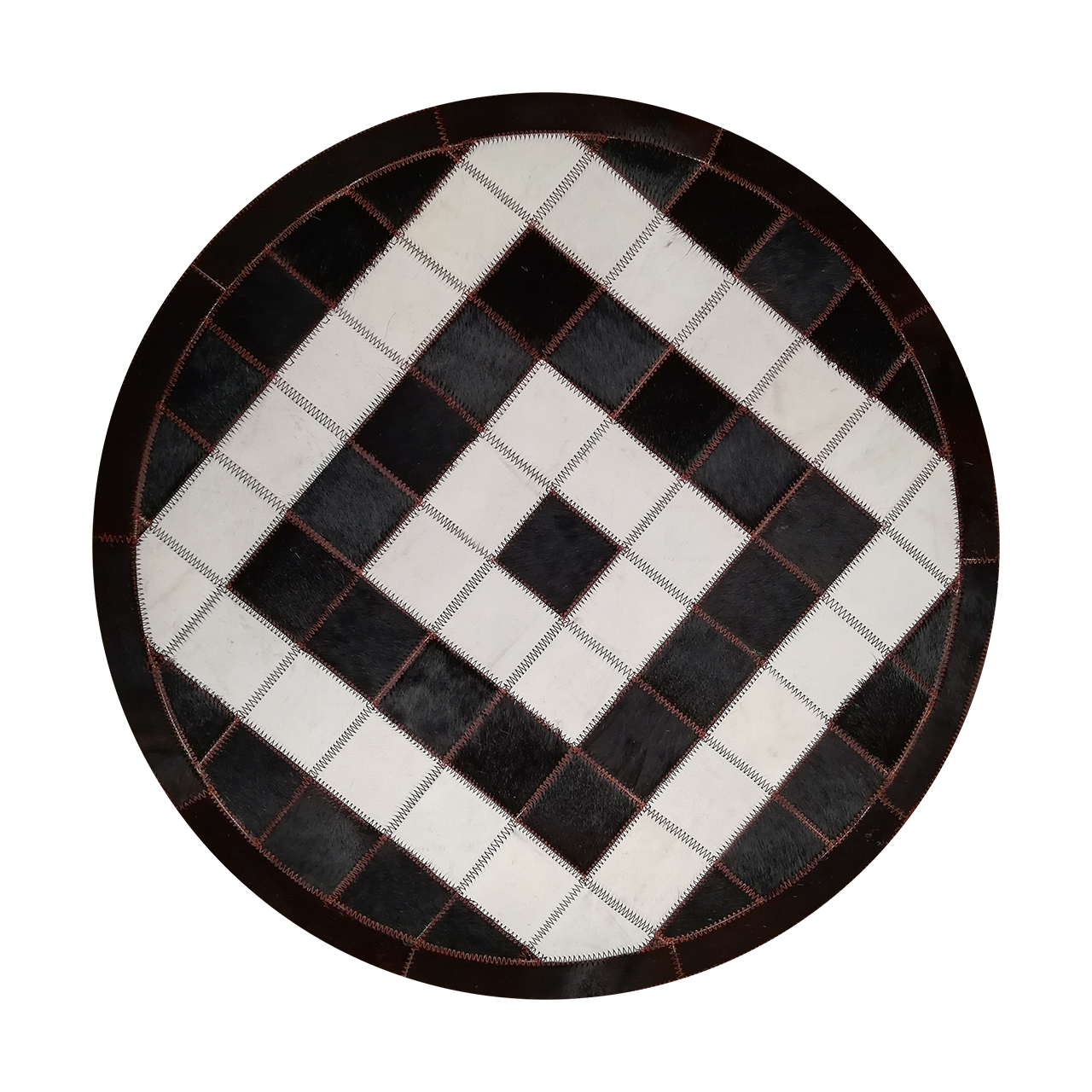 کلاژ فرش پوست و چرم کمالی مدل AD-0514