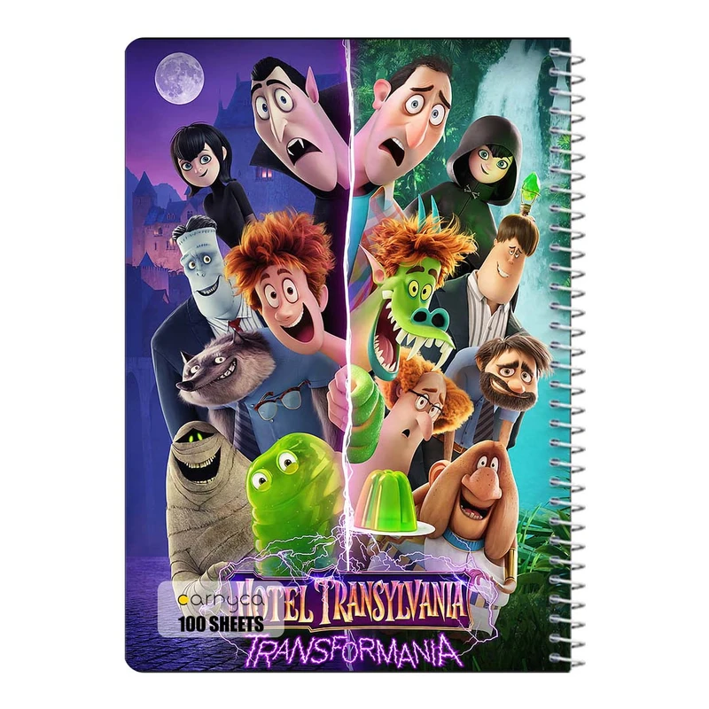 دفتر مشق 100 برگ سیمی کارنیکا طرح هتل ترانسیلوانیا Hotel Transylvania کد 58025