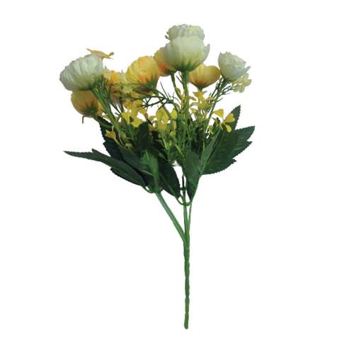 دسته گل مصنوعی مدل نسترن 10 گل کد 433
