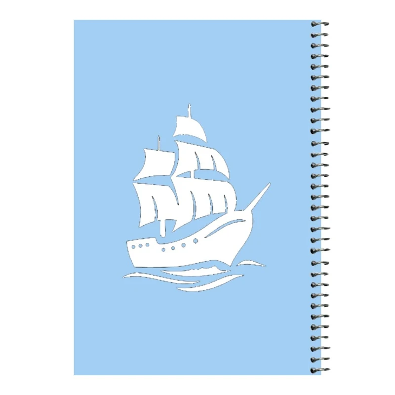 دفتر مشق 80 برگ اس جی مدل کشتی    