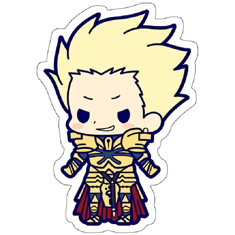 استیکر لپ تاپ مدل Gilgamesh Chibi