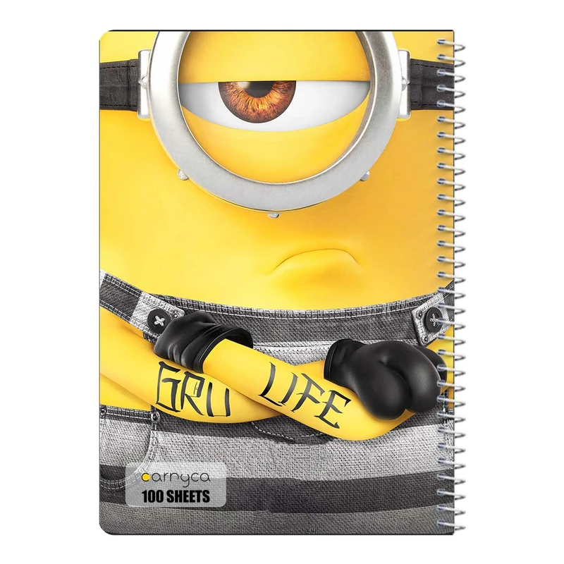 دفتر مشق 100 برگ سیمی کارنیکا طرح مینیون ها Minions کد 10793