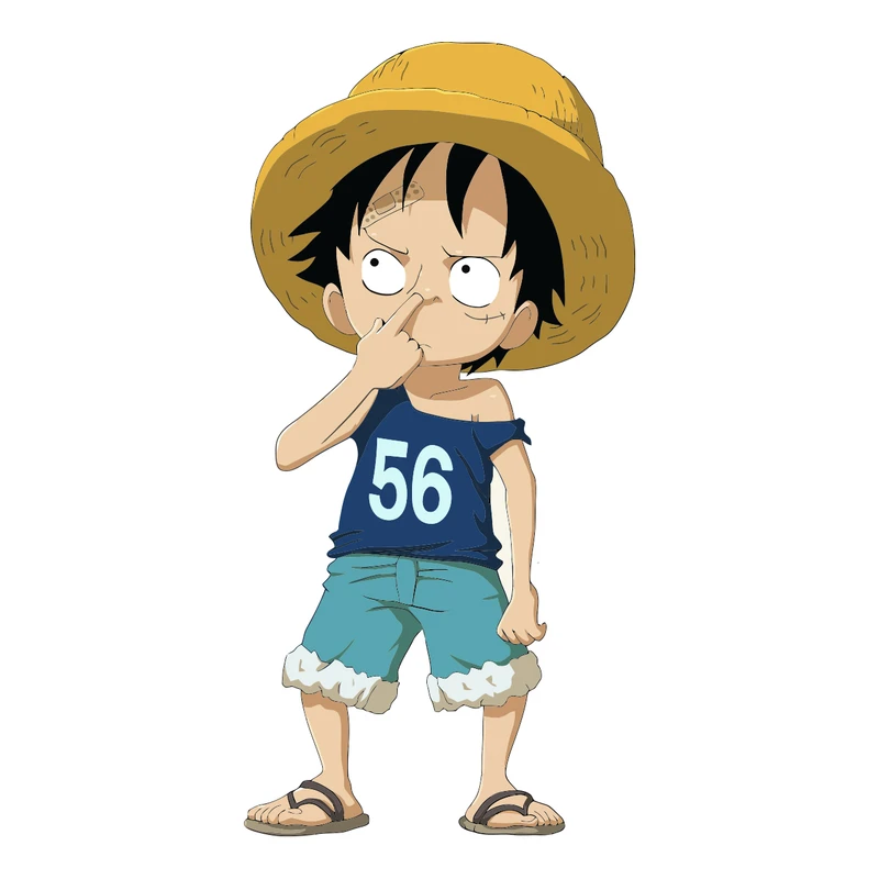 برچسب لپ تاپ پویا مارکت طرح وان پیس کد 2825