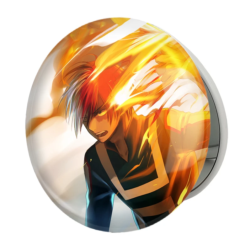 آینه جیبی خندالو طرح شوتو تودروکی انیمه آکادمی قهرمان من مدل تاشو کد 11580 