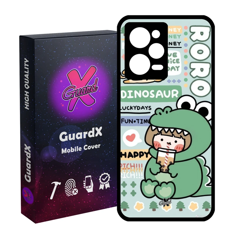 کاور گارد ایکس طرح دختر مدل Glass10659 مناسب برای گوشی موبایل شیائومی Redmi Note 12 Pro 5G/Poco X5 Pro 5G/Note 12 Pro Pro speed