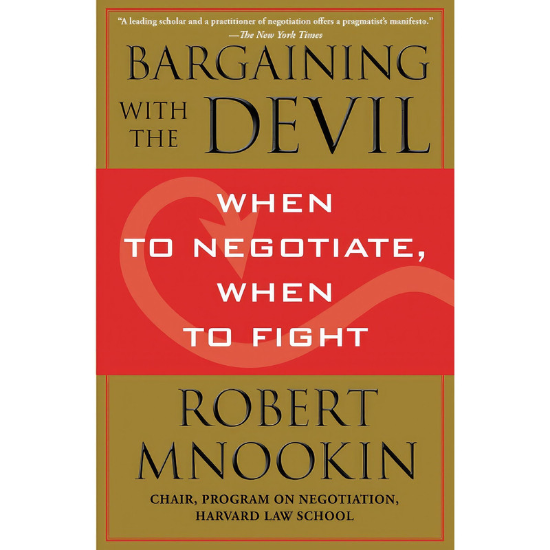 کتاب Bargaining with the Devil اثر Robert H. Mnookin انتشارات تازه ها