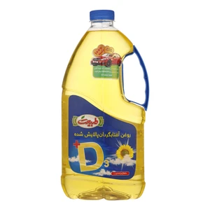 روغن آفتابگردان پالایش شده با ویتامین D3 طبیعت - 1.8 لیتر