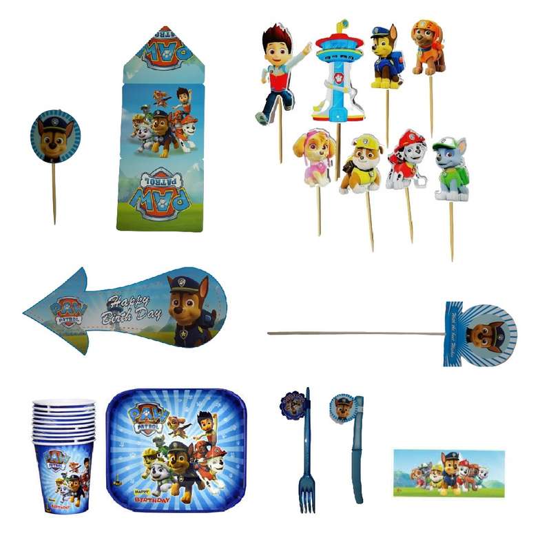 مجموعه 100 عددی تم تولد طرح سگ های نگهبان