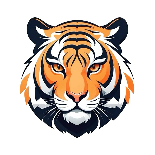 استیکر پارچه و لباس پاد آفرین طرح ببر کد 880