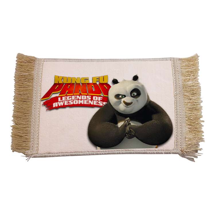 فرش ماشینی دیوارکوب مدل پاندا کونگ فو کار کد 72