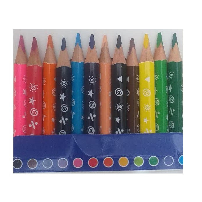 مداد رنگی 12 رنگ تیان مدل اسب کد 001