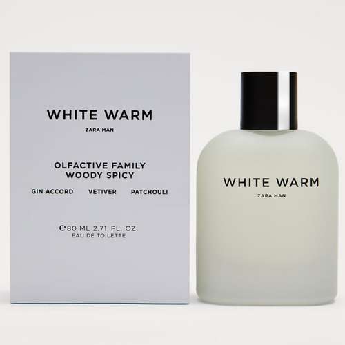 ادو تویلت مردانه زارا مدل WHIT WARM حجم 80 میلی لیتر