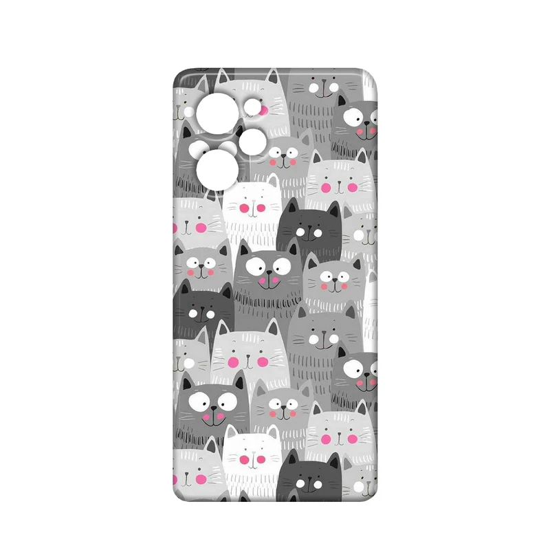  کاور مدل گربه کد 130 مناسب برای گوشی موبایل شیائومی  redmi note 12pro 5g