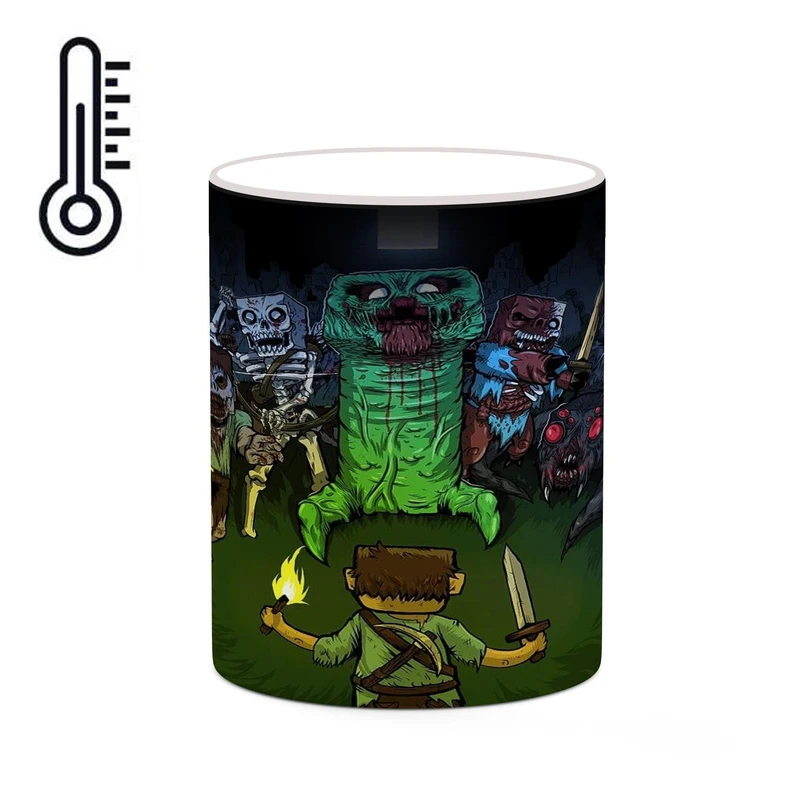 ماگ حرارتی کاکتی طرح ماینکرافت minecraft مدل mgh41397