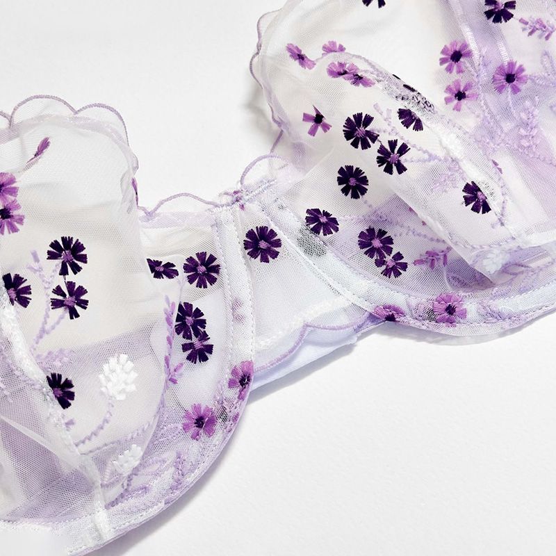 ست شورت و سوتین زنانه نوشه پوش مدل توری کد 88910 -  - 9